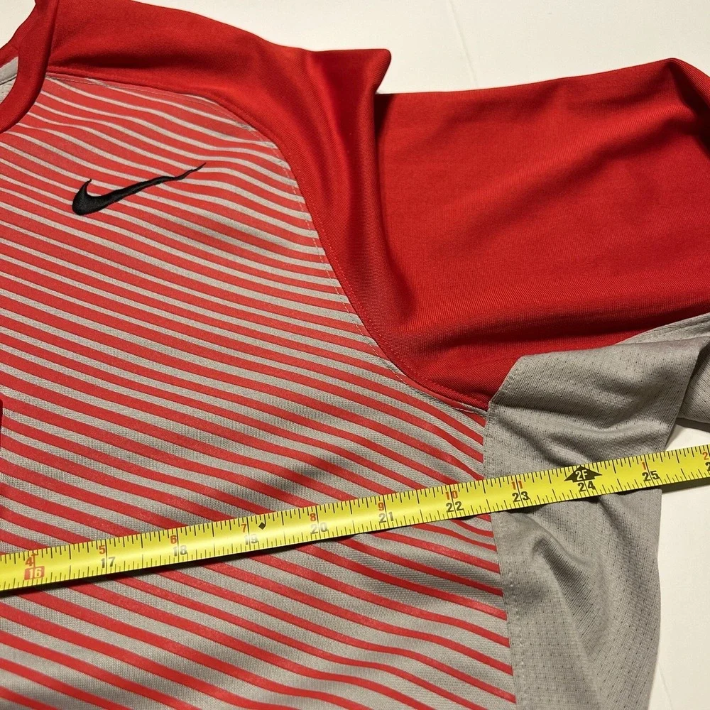 Nike Elite Ohio State Buckeyes Shirt Warm Up Basketball Size XL Dri Fit Stitched